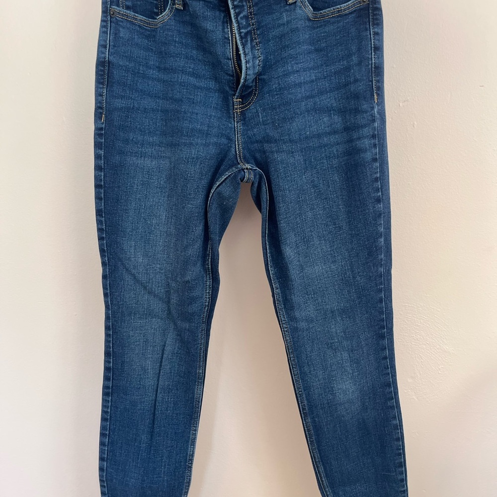 Old Navy Dark Blue High-Rise Jeans